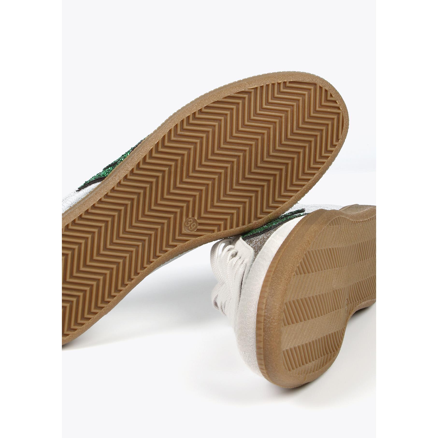 Sneakers metallizzate e LC glitter