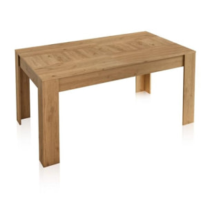 Mesa de comedor extensible Kana Roble Nude