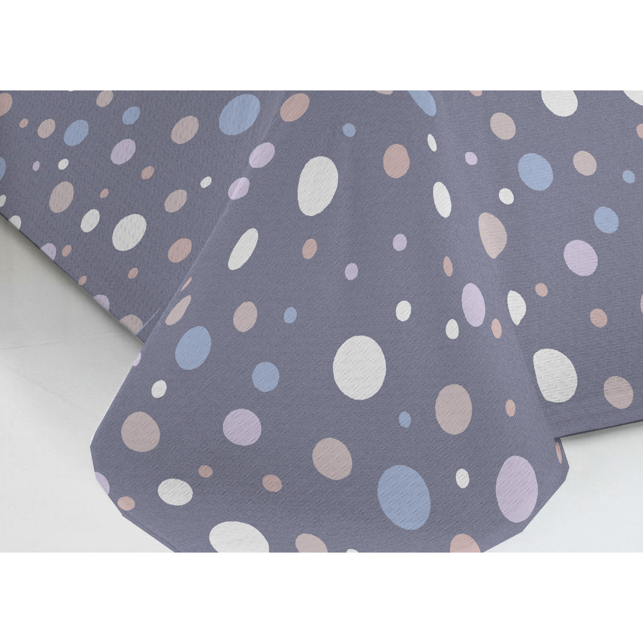 Copriletto Piquet 100% Cotone Linea Sofia Palla Grigio