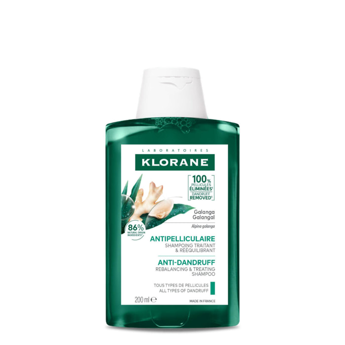 Galanga - Shampoing Antipelliculire Traitant et Rééquilibrant 200 ml