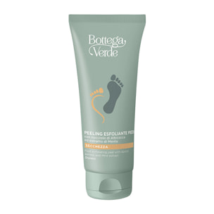 Peeling exfoliante para pies con hueso de Albaricoque y extracto de Menta (100 ml) - sequedad