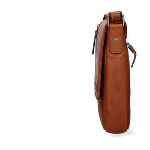 Borsa a tracolla  da uomo In Vera pelle Made in Italy 26x30x8 cm