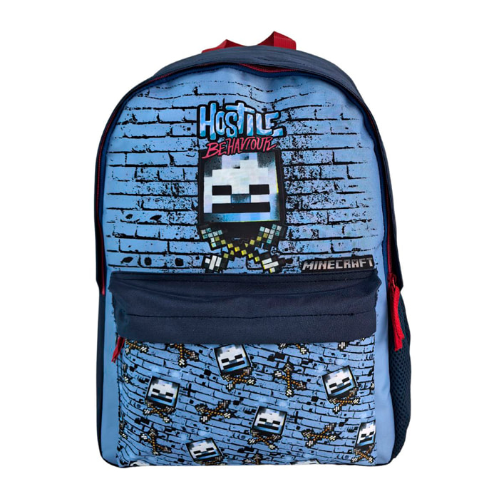 Minecraft Hostile Behaviour Mochila Americano adaptable a carro.