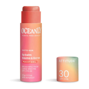 Oceanly - PHYTO-SUN Bálsamo labial con color SPF 30 - Peachy shell, Attitude, 8'5g