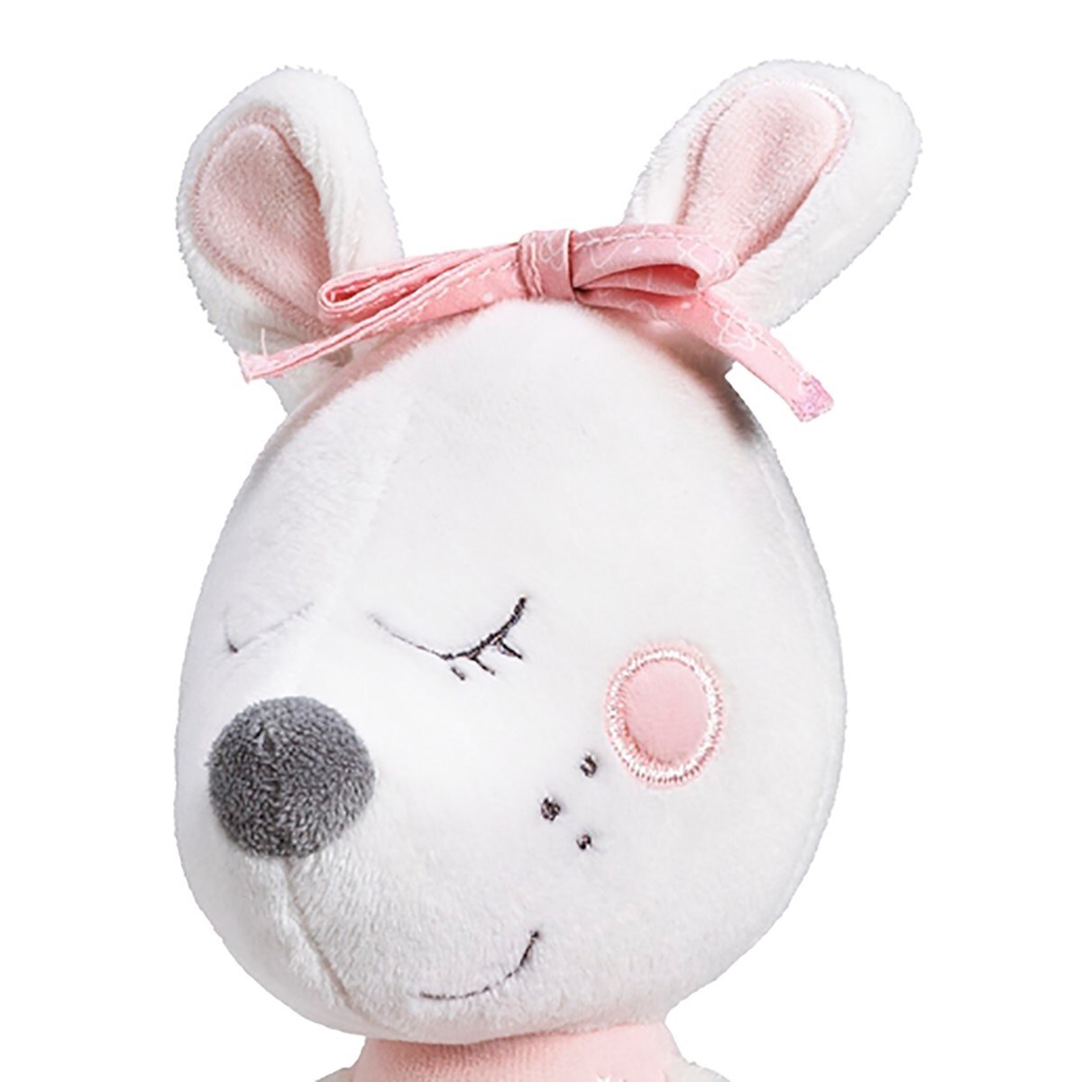 Doudou Petite Souris danseuse étoile en velours Rose