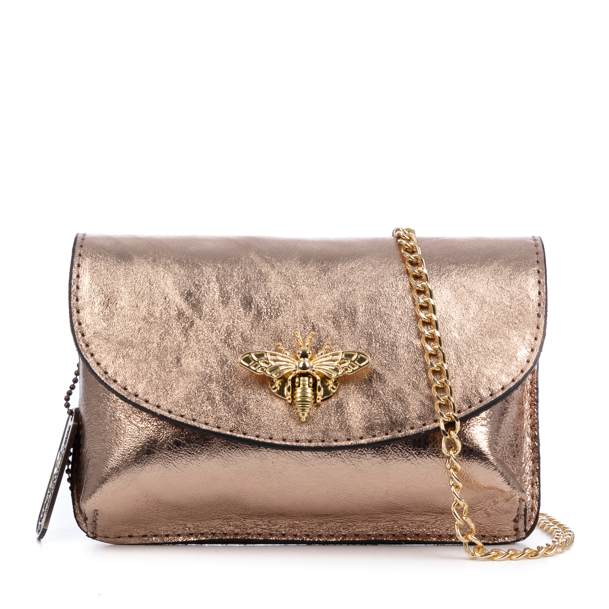 Aquilonia borsa a mano donna. Pelle autentica finitura camoscio lucido.