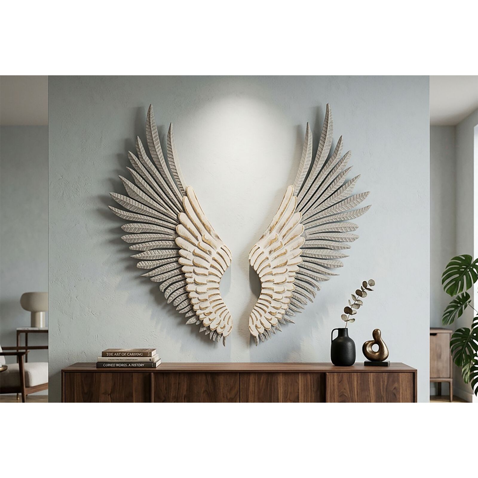 PANNELLO ALI NATURAL COPPIA CM 43,8X2,5X104