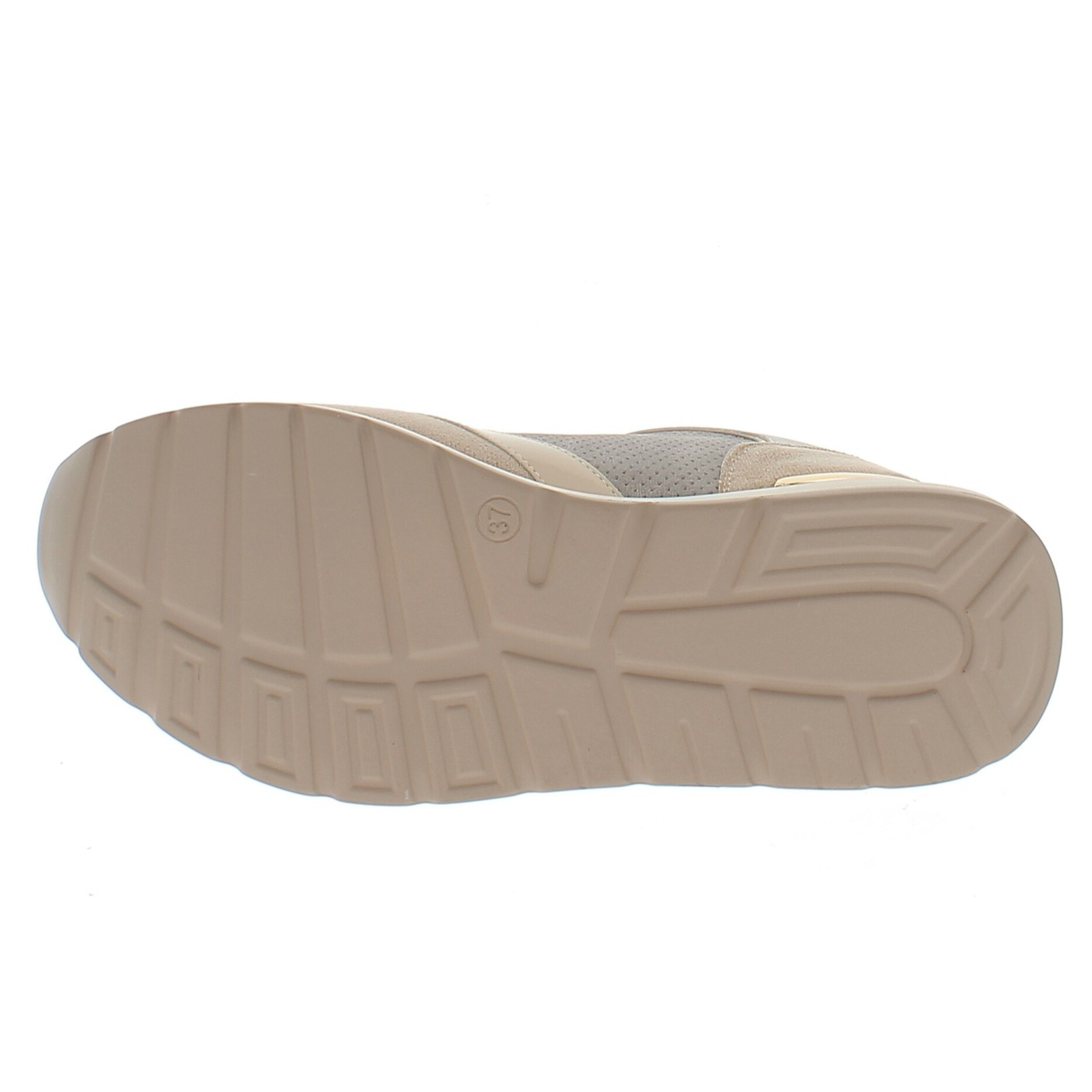 Armata di Mare Scarpe Donna Sneakers Casual Zip Laterale con Soletta in Memory Foam AMD S61H10 Beige Bronze