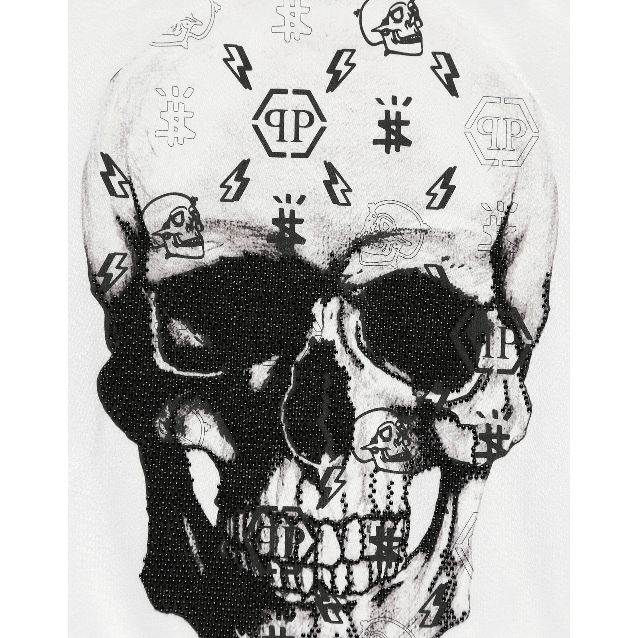 PHILIPP PLEIN Camiseta Cuello Redondo Ss SKULL