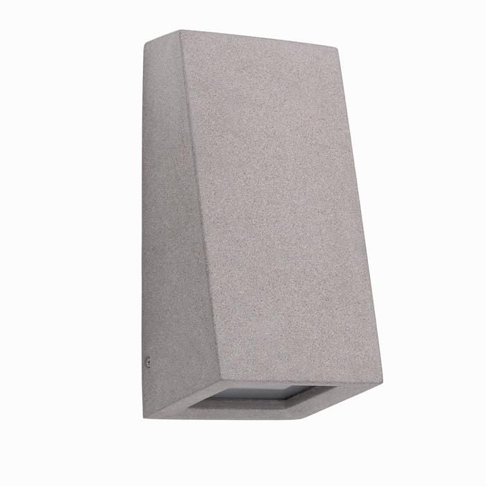 Forlight Aplique de pared exterior Karen Big acabado Cemento IP44 15W E27