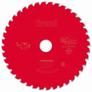 Lame pour scie circulaire portative FREUD - Ø210 2,4/1,6 AL30 Z40 TPB 0° - F03FS09886 -FR15M001M
