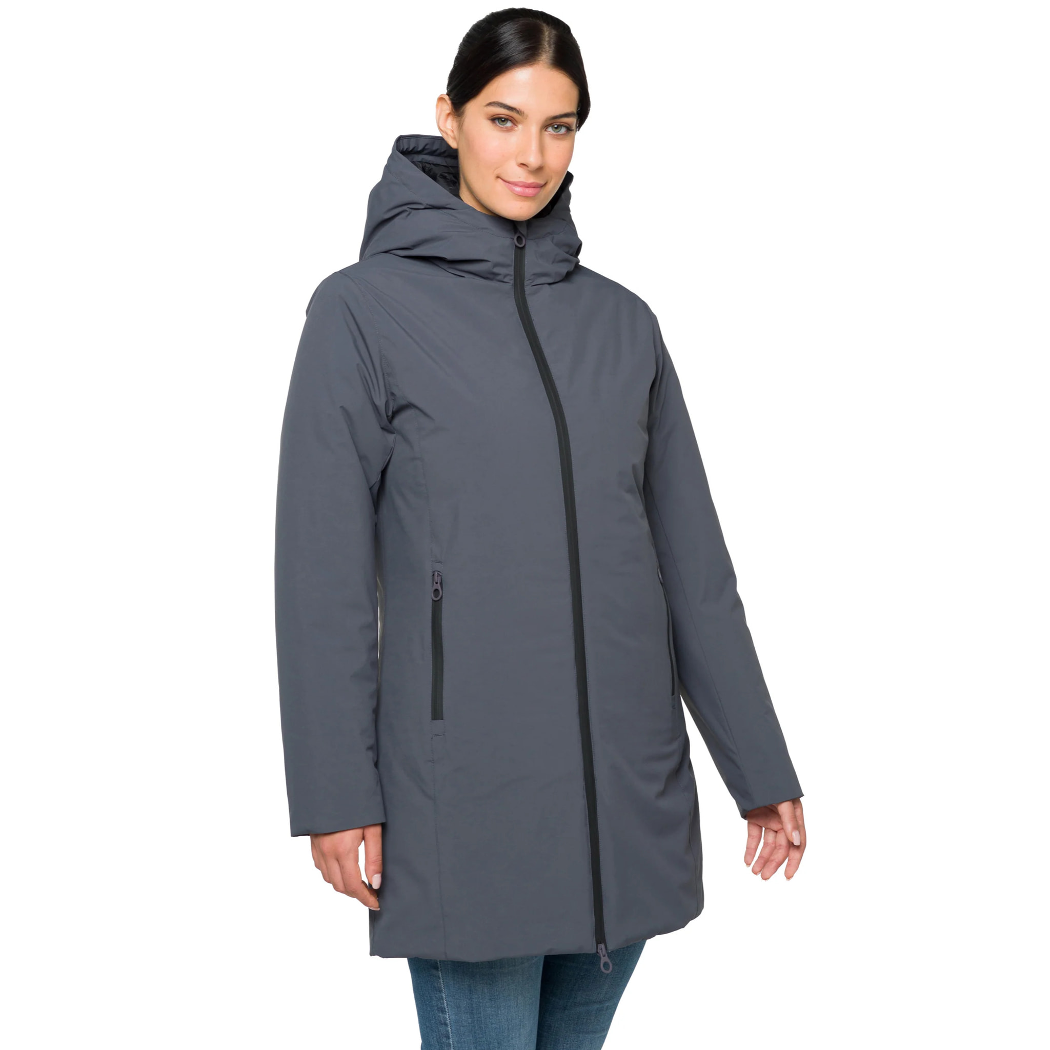 Parka ANOUK acolchada impermeable gris
