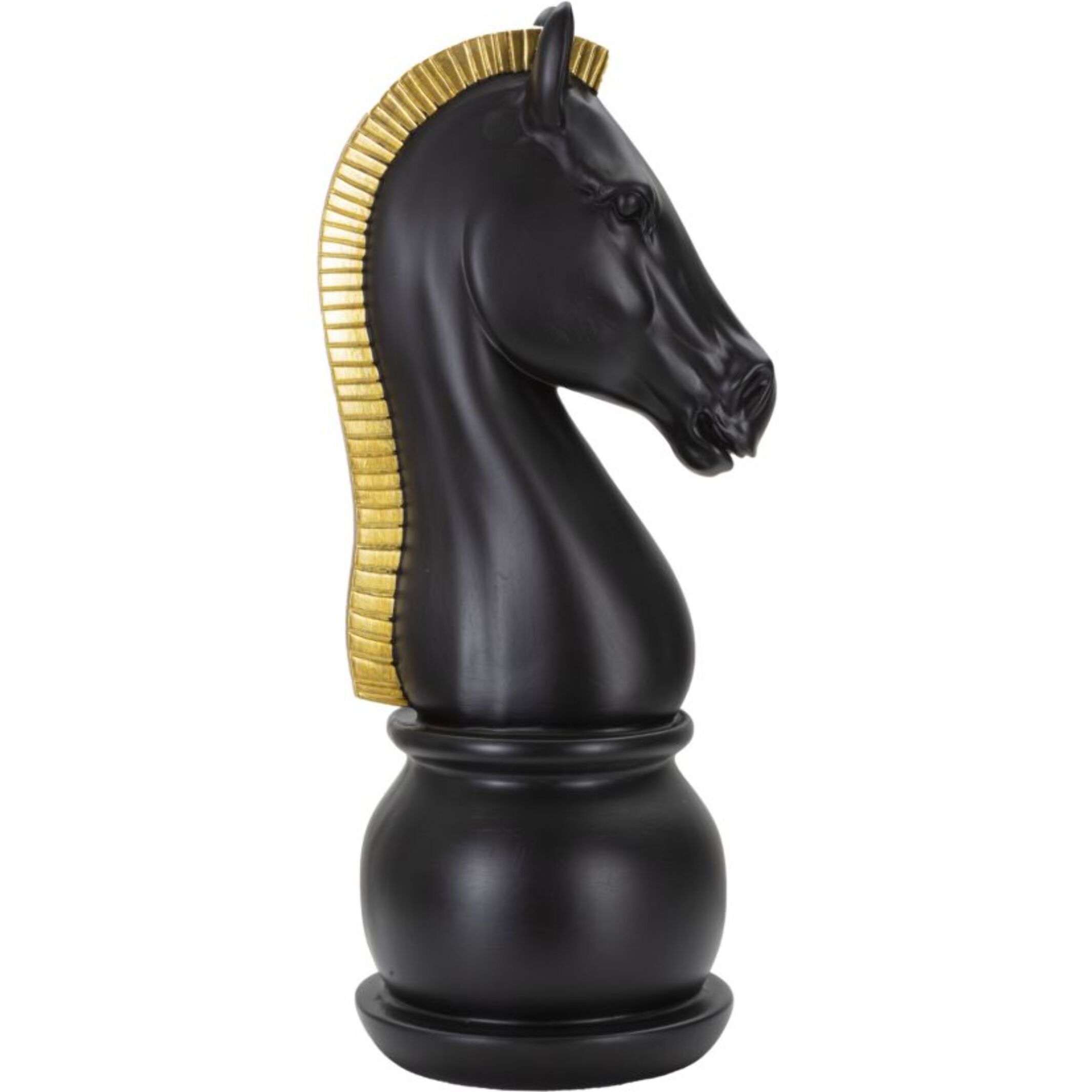 CAVALLO NERO E ORO CM Ø 18,5X50