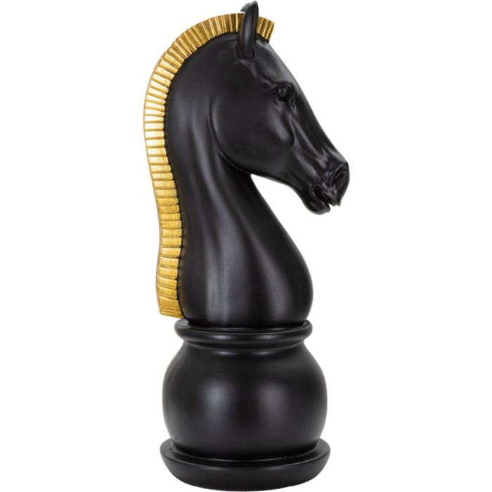 CAVALLO NERO E ORO CM Ø 18,5X50