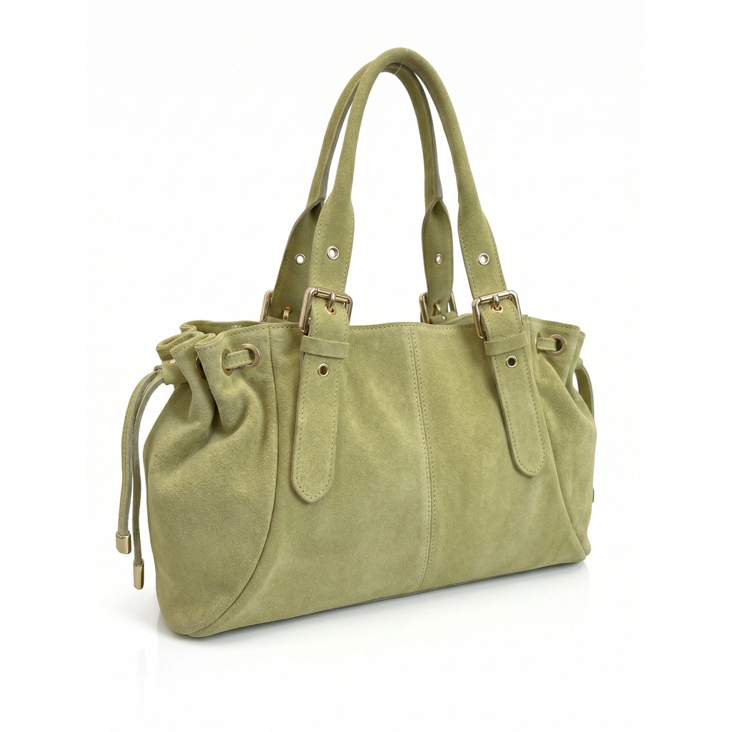 Borsa a mano da donna Made in Italy - Modello Lumena Lux - 100% pelle - 20.0 x 21.0 x 33.0 cm