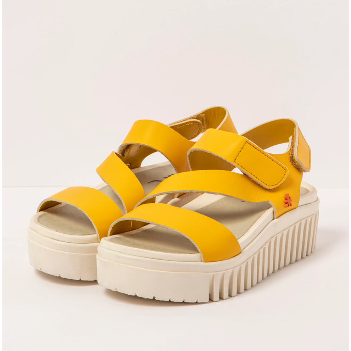 Sandalia de cuña 1573 NAPPA YELLOW/BRIGHTON color Yellow