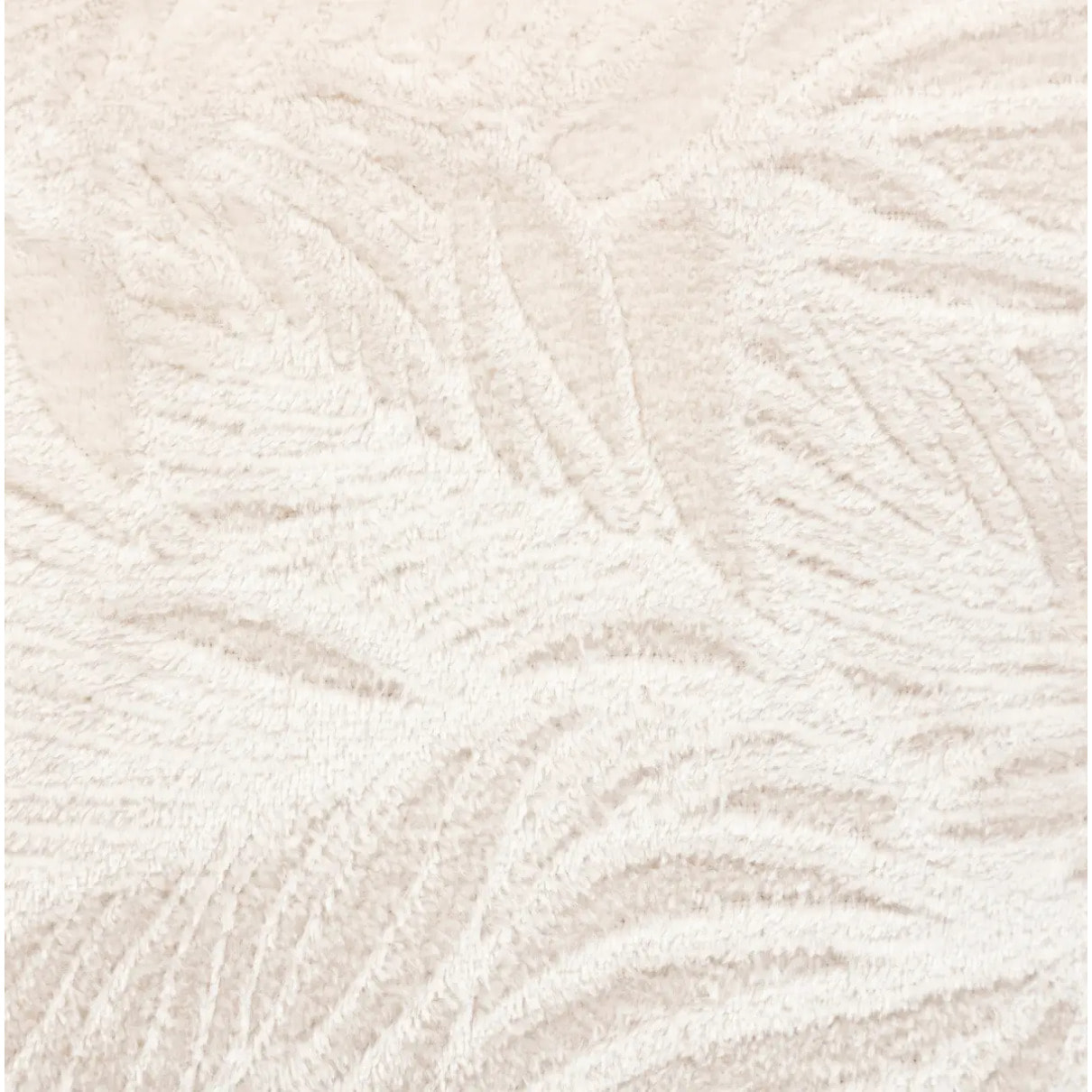 Coussin flanelle Ryo beige lin 40x40cm