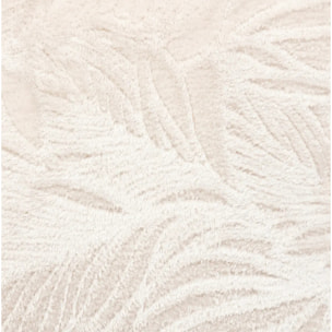 Coussin flanelle Ryo beige lin 40x40cm