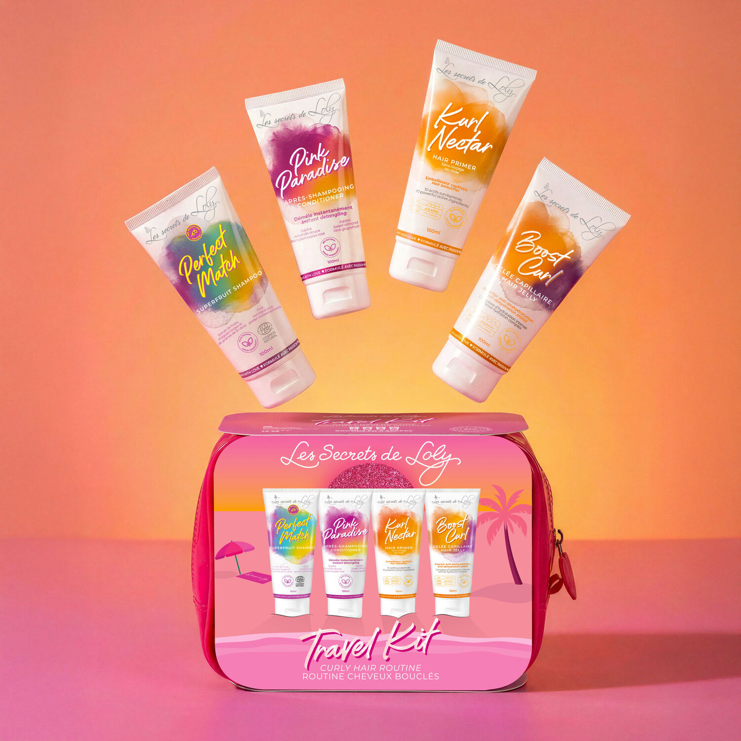 Curly Hair Routine - Coffret Indispensables pour Cheveux Bouclés 4x100ml