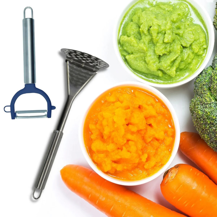 Ensemble de 2 ustensiles spécial purée Fackelmann Elemental