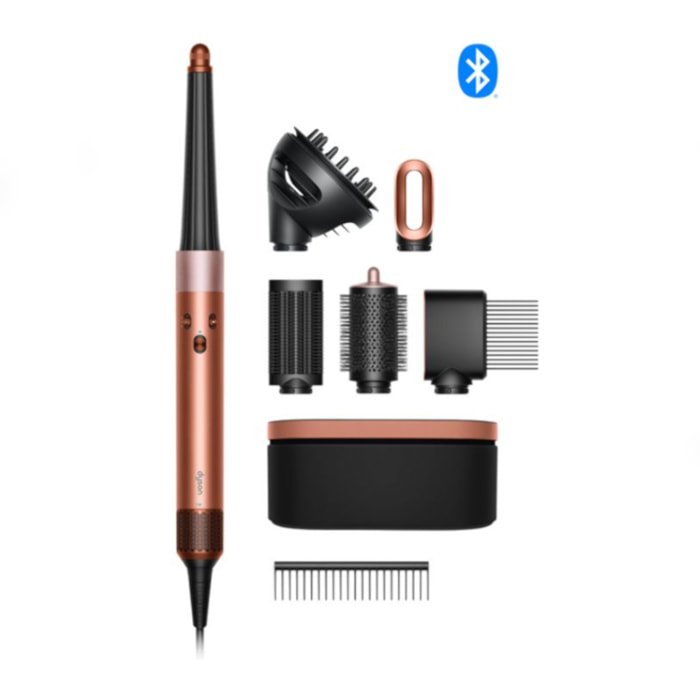 Multi-styler Dyson Airwrap i.d™ - cheveux bouclés à frisés (Soie Ambrée)