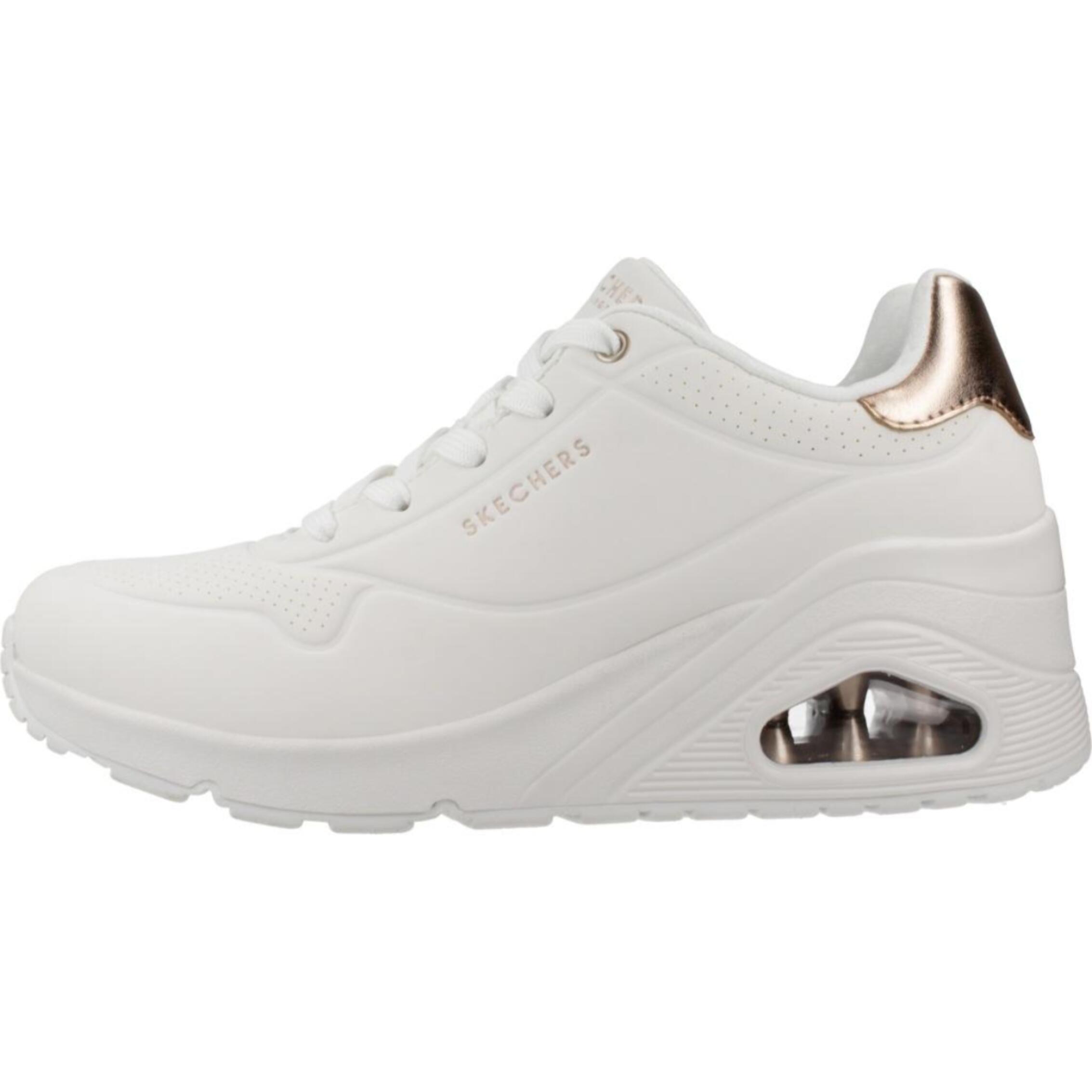 Sneakers De  Mujer Uno Wedge - Hi Steps Blanco
