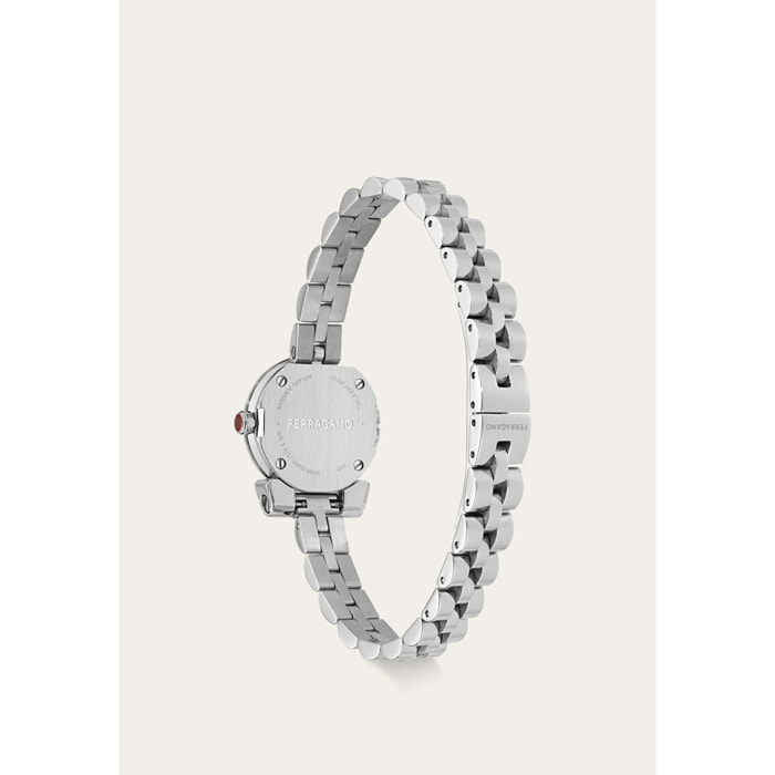 Ferragamo Reloj Analógico De Cuarzo. Gancini Twisted