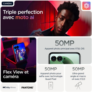 Smartphone MOTOROLA Razr 60 Ultra 512Go Scarab 5G