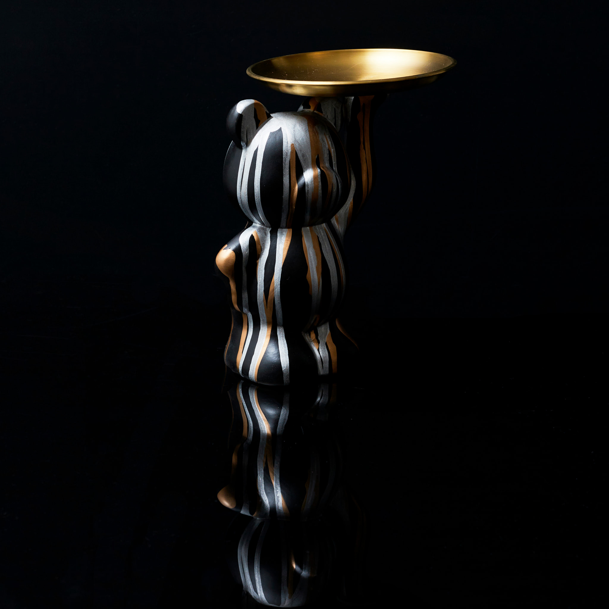 Statue Deco Noir Vide Poche