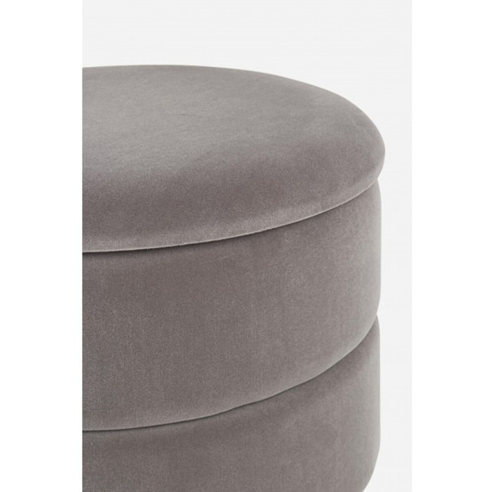 POUF CONTENITORE PAVLINA GRIGIO SCURO