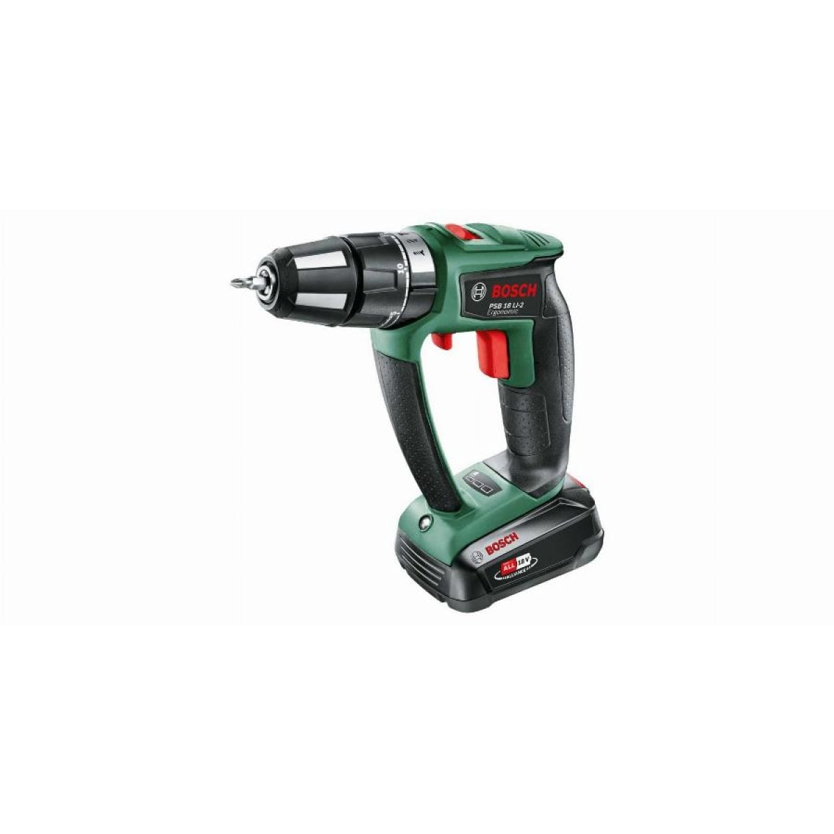 Perceuse visseuse à percussion BOSCH PSB 18 LI-2 Ergonomic - 06039B0300