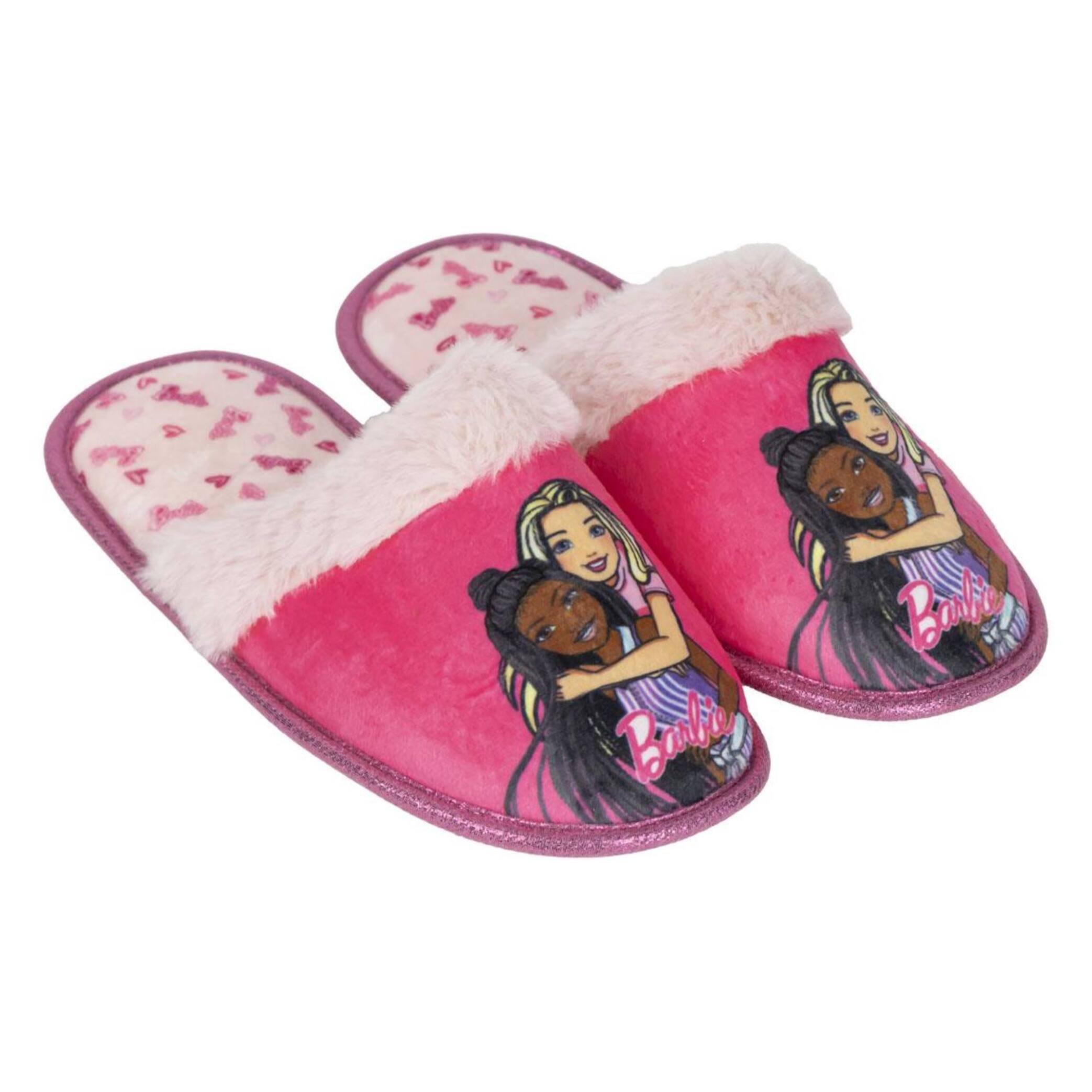 Pantuflas infantiles de estar por casa "Barbie"