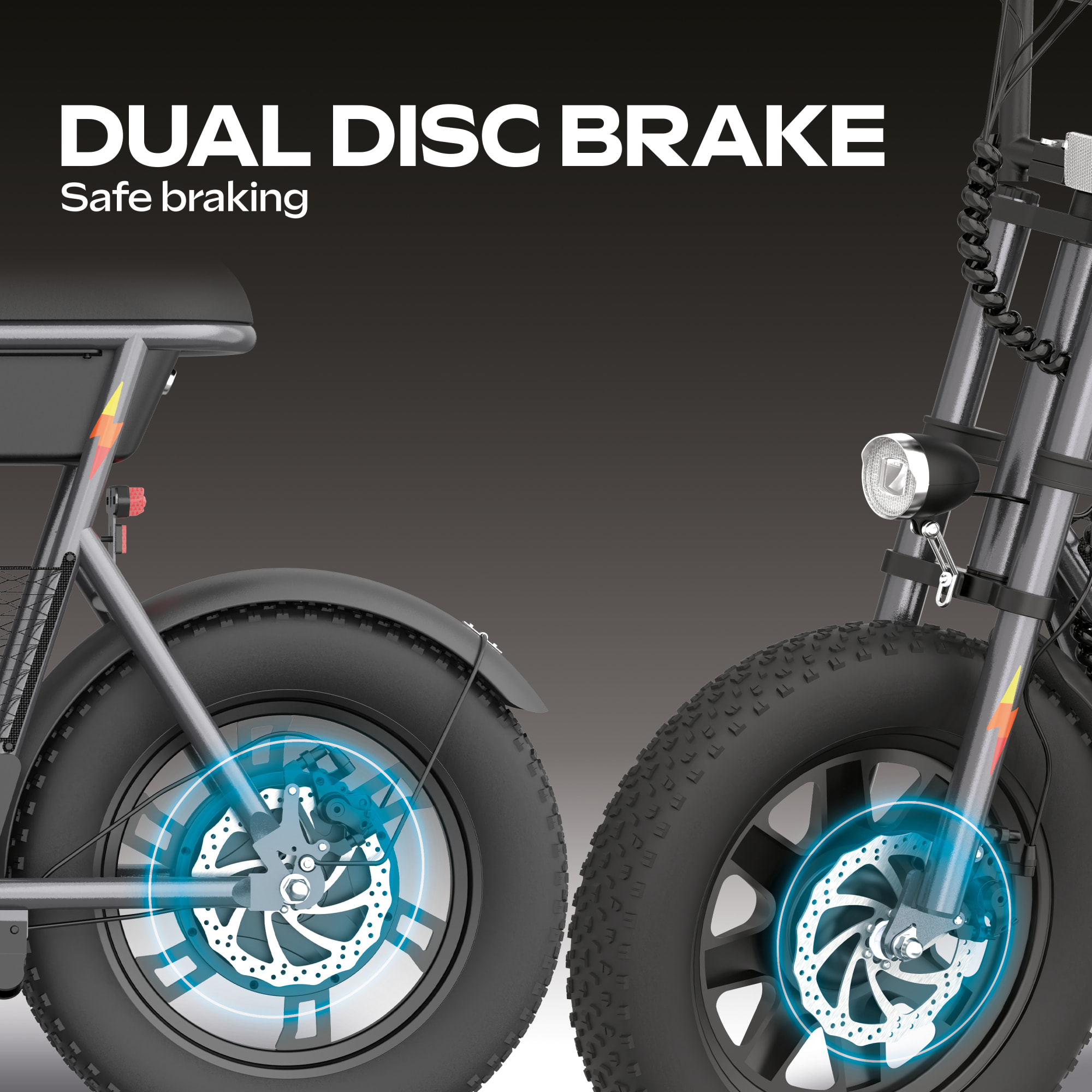 Draisienne Électrique Adulte Thunder 160 – Moteur 1100W - Autonomie Jusqu'a 30 km - Pneu 16" FATBIKE - Batterie 42V/7,8Ah - Poids 28Kg