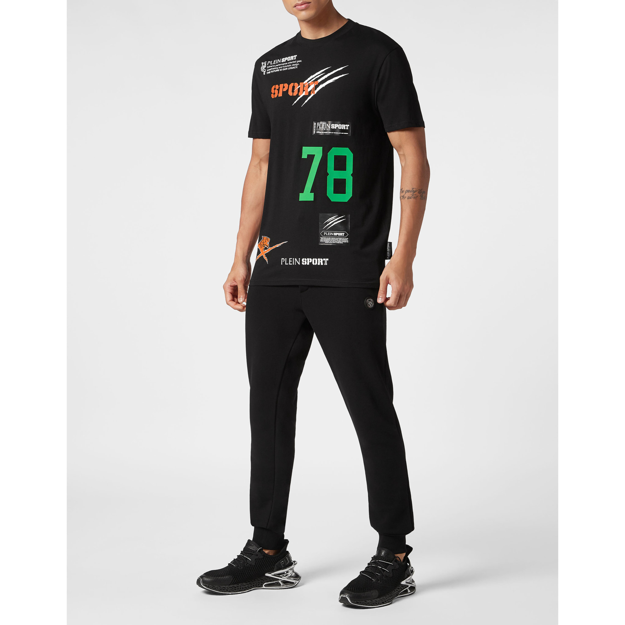 PLEIN SPORT T-Shirt Round Neck LOGO