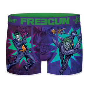 calzoncillo boxer freegun joker para niño azul