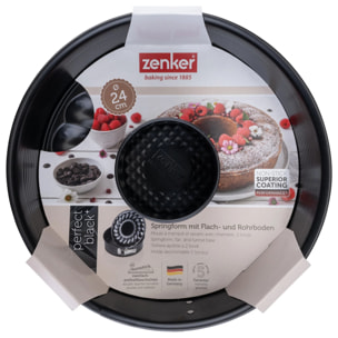 Moule à manqué et à savarin double fond Zenker PerfectBack+