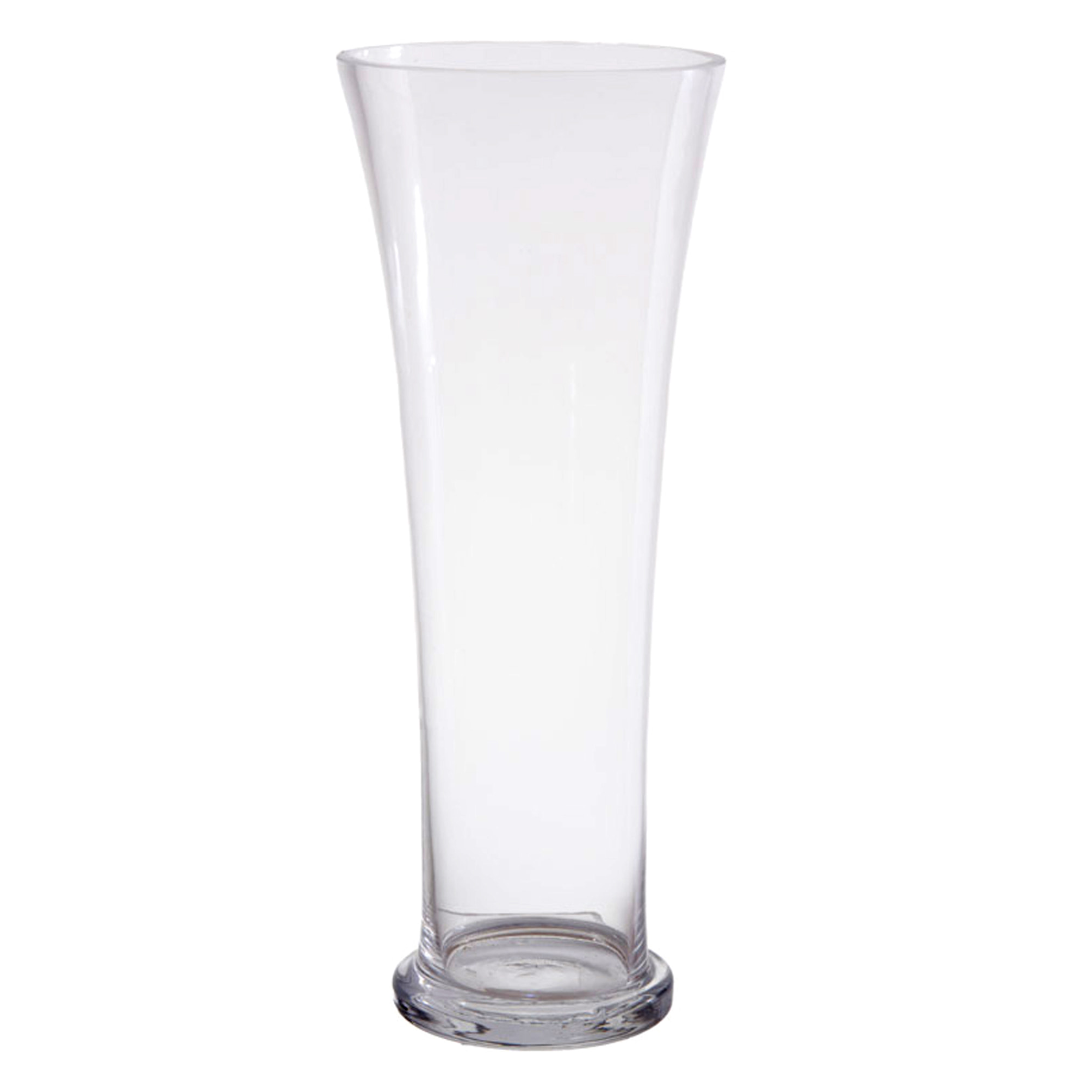 Vaso Forma Aperta. Altezza 35 Cm - Pezzi 3 - 13,8X35X13,8cm - Colore: Incolore - Bianchi Dino - Vasi E Cont. Vetro, Alzate