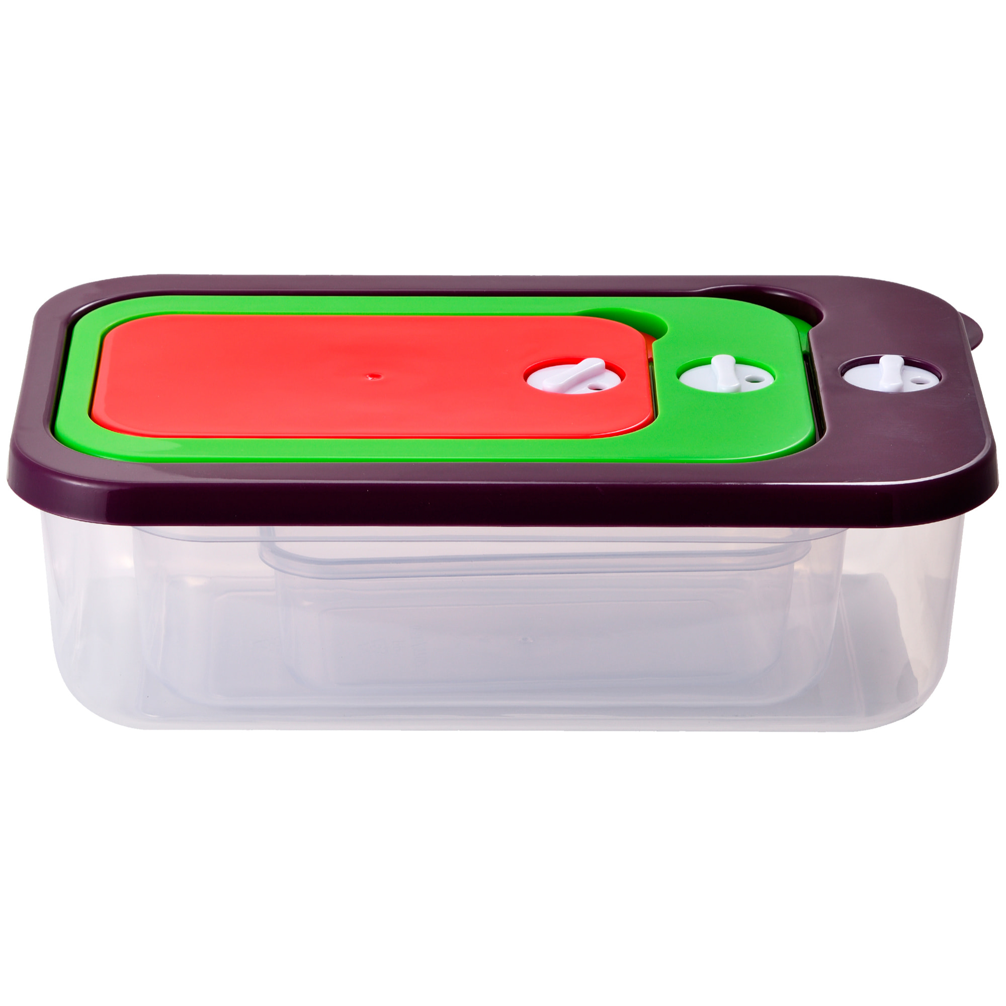 Set 3pc herméticos apilables plastico, colección Jolie San Ignacio