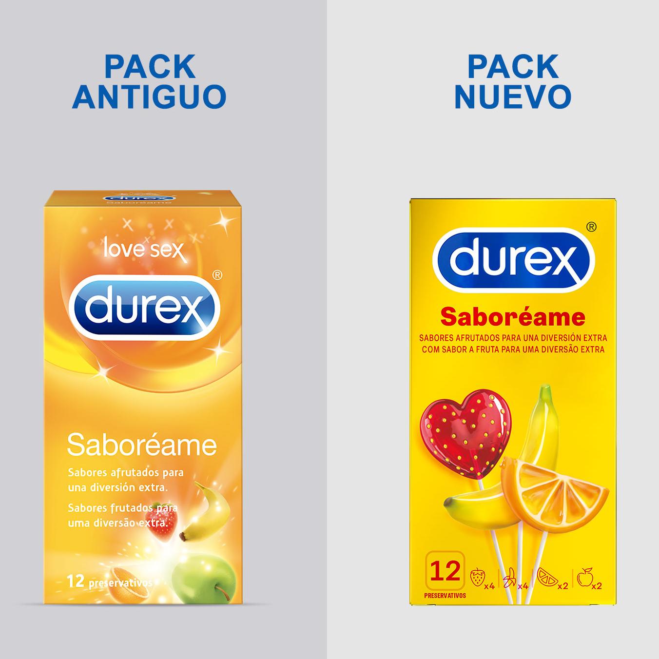 PRESERVATIVOS SABORÉAME - 24 CONDONES