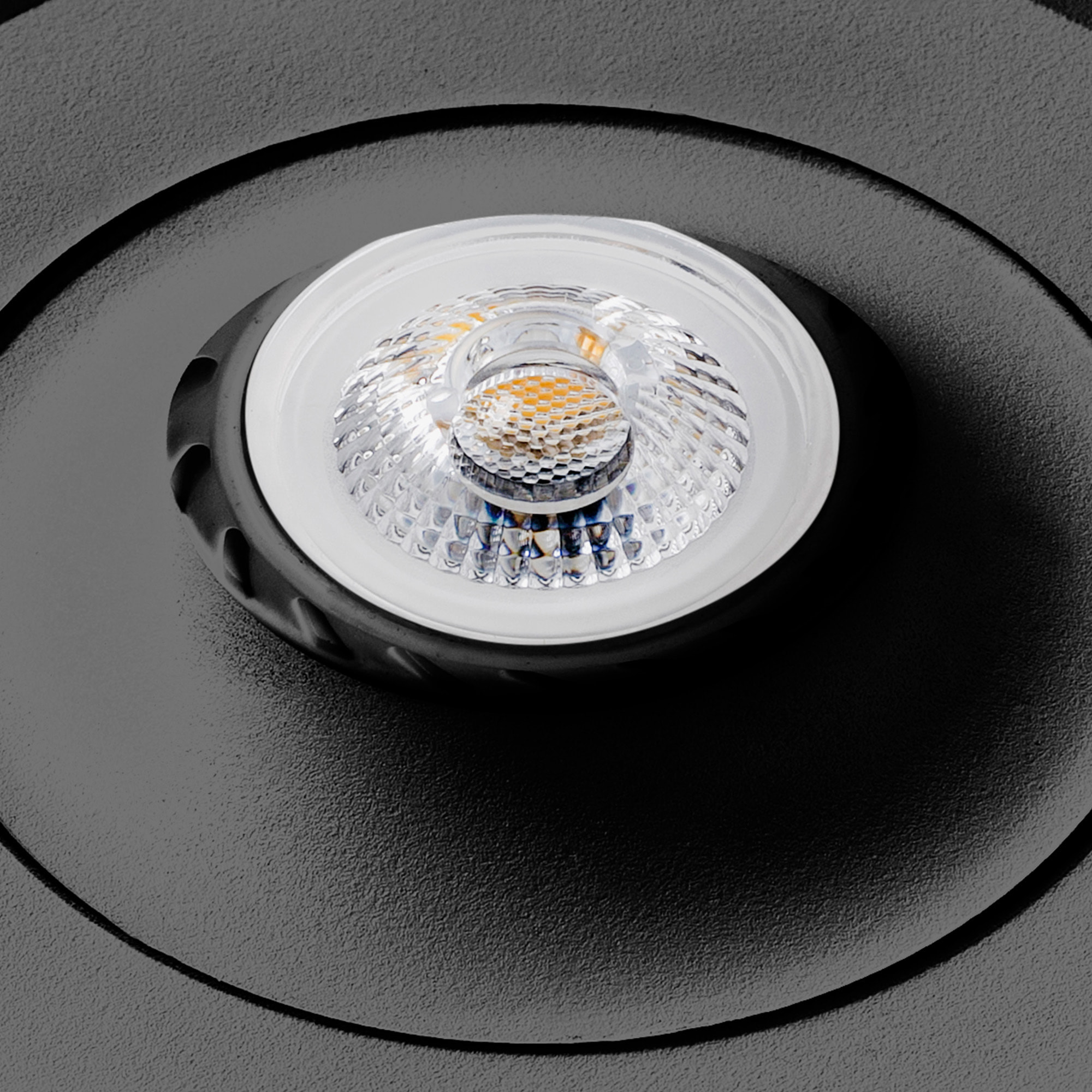 ARGÓN SQ Lampe encastrable noire