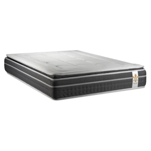 Matelas Trente PLUS - 30cm - Ressorts ensachés et mémoire de forme - Effet nuage avec surmatelas intégré - Soutien Equilibré