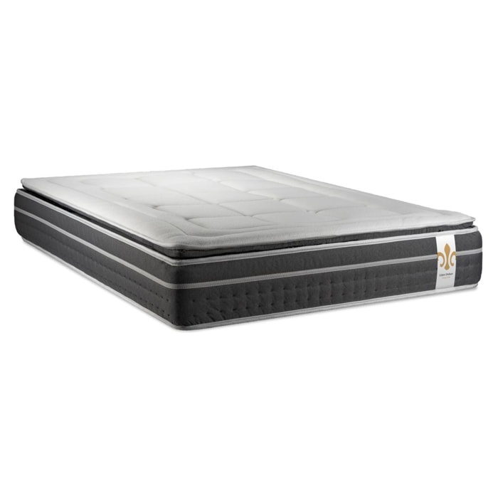 Matelas Trente PLUS - 30cm - Ressorts ensachés et mémoire de forme - Effet nuage avec surmatelas intégré - Soutien Equilibré