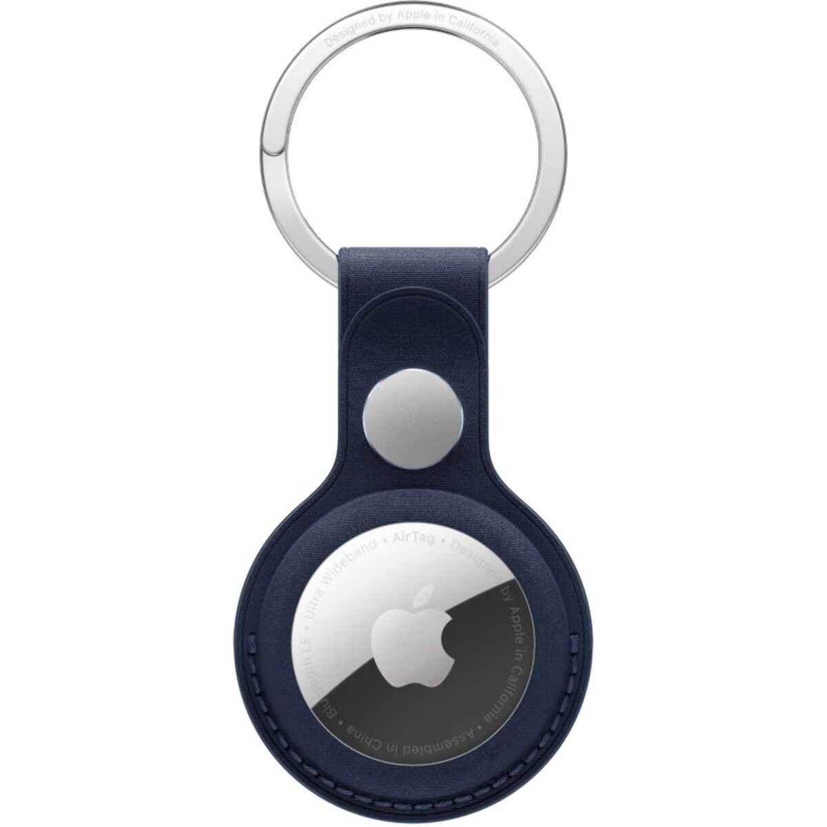 Accessoire tracker Bluetooth APPLE Porte clés en tissage fin Bleu intense