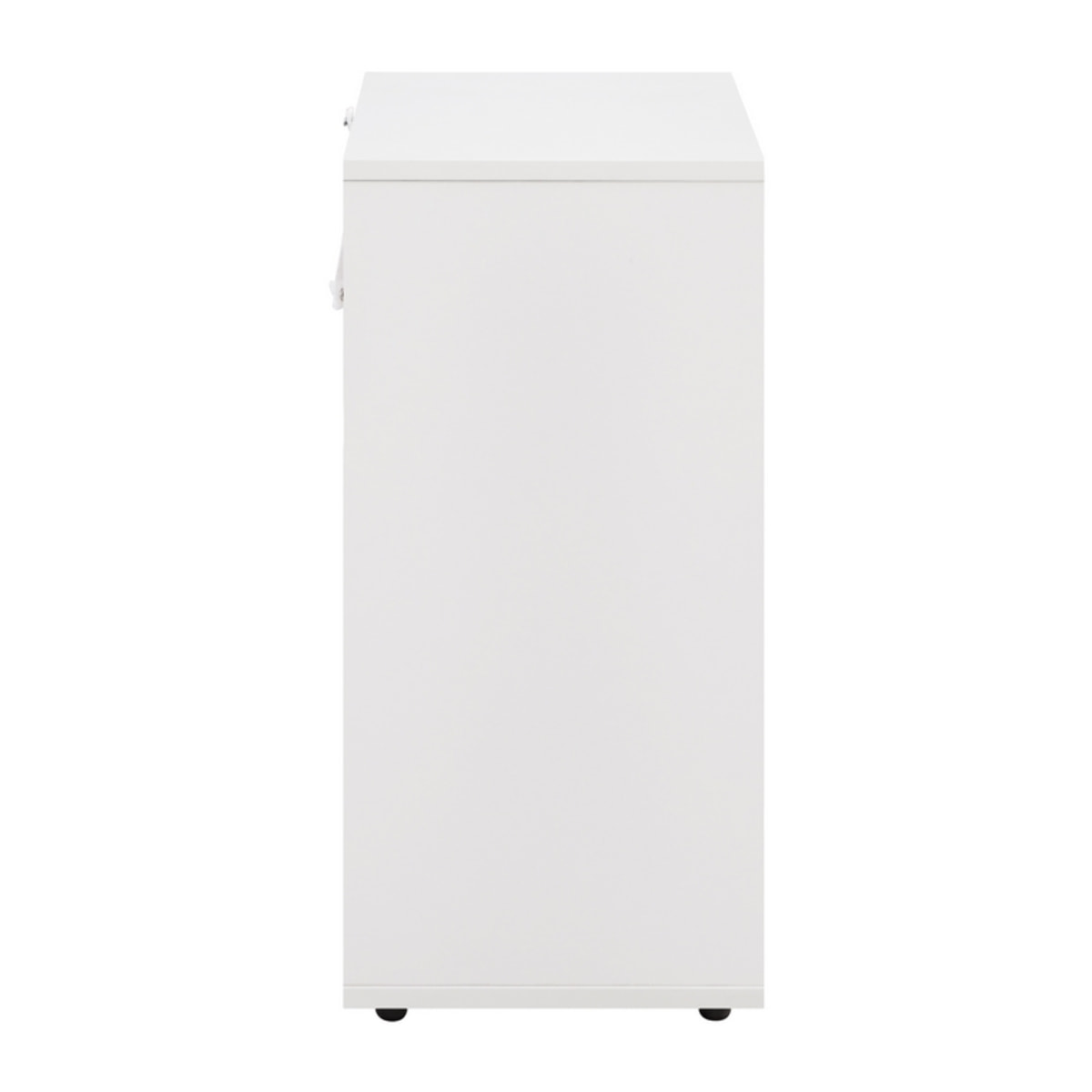 Mobile libreria con 4 cubi con 2 ante bianca - Ubli