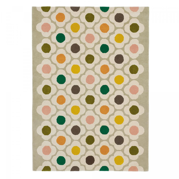 Tapis salon et chambre fait à la main en laine motif scandinave RAPI