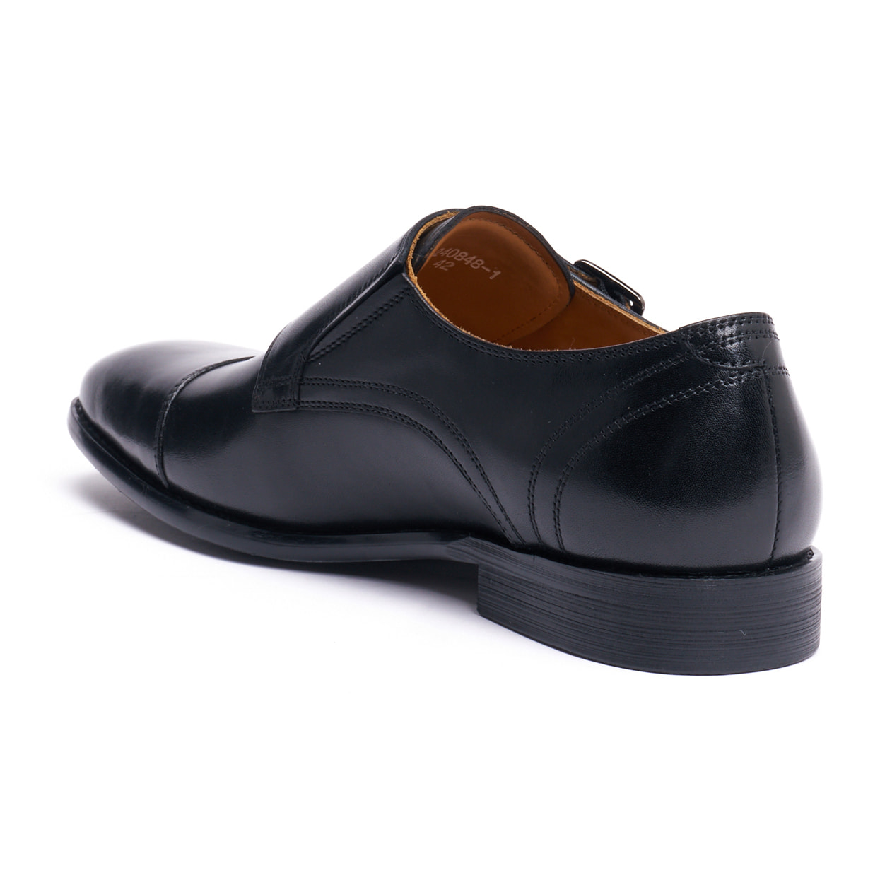 Monk strap British Passport Nero