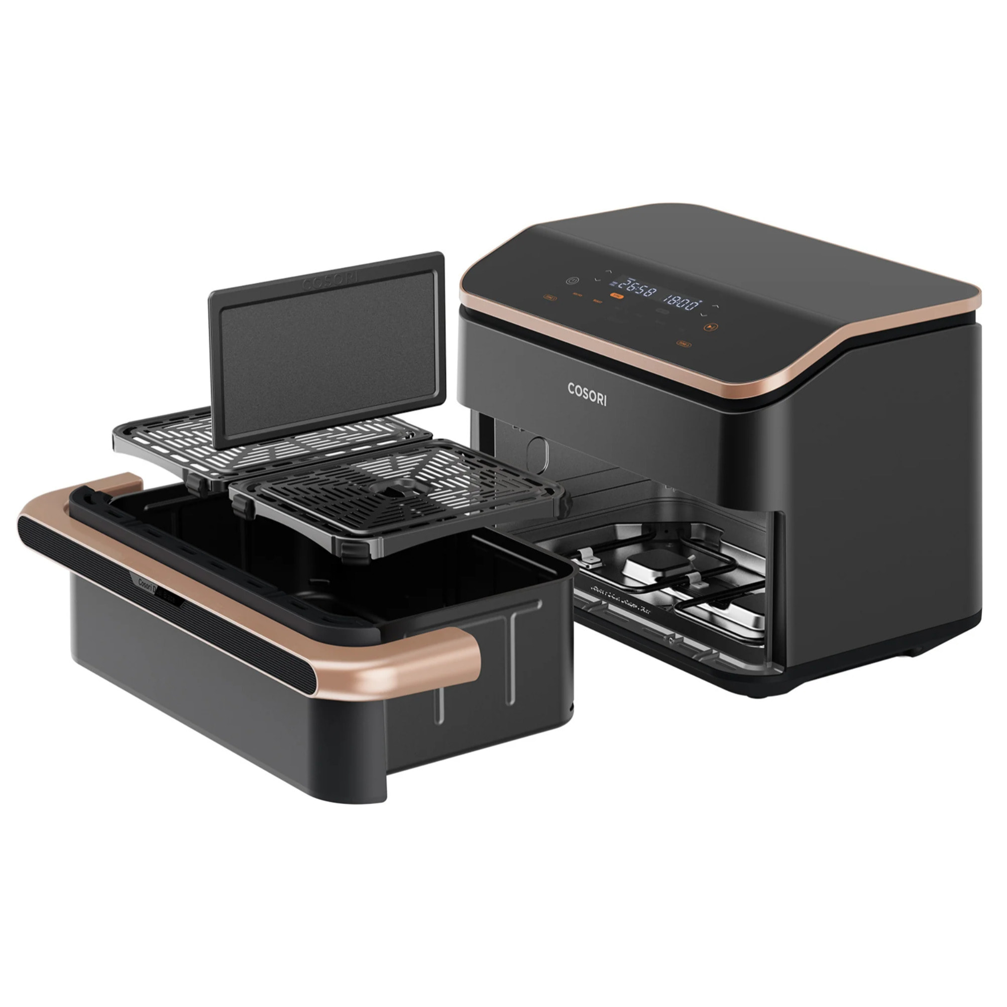 COSORI - Freidora de aire Dual Blaze Twinfry™ Chef Edition con capacidad 10L