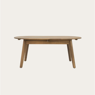 Table basse de jardin Kairo -bois massif d'acacia-couleur naturel 97 x 40 x 57 cm