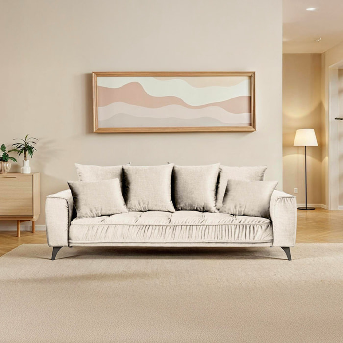 Canapé Tissu Droit Altamo - 3 Places