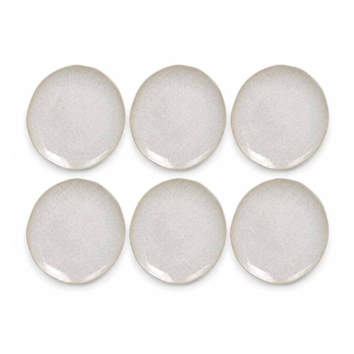 Lot de 6 petites assiettes à dessert, NUAGE
